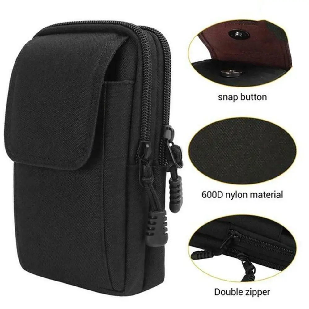 Edc Carry Fanny Pack - Cinturón táctico MOLLE para hombre, riñonera