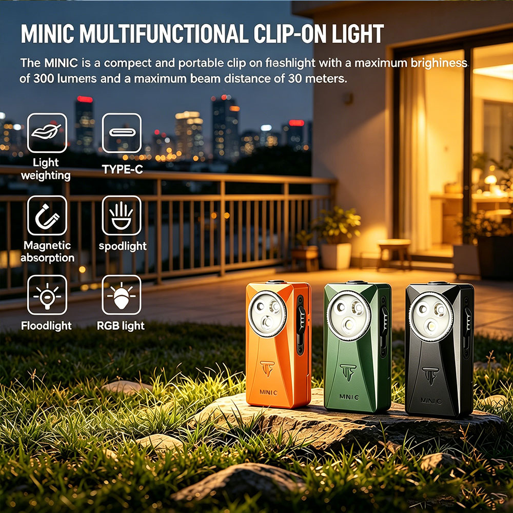 Linterna LED Trustfire MINIC d - Edc Carry Clip reseña y precio